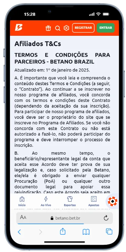 betano programa de afiliados