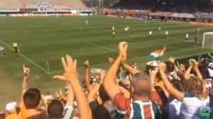Vídeo – A emoção de Fluminense x Ponte Preta dentro da torcida tricolor