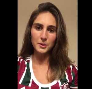 Atleta do nado sincronizado do Flu manda mensagem para as guerreiras tricolores