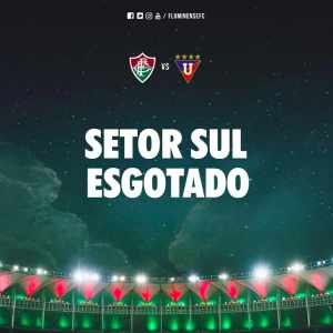 Flu x LDU: Esgotados ingressos para um dos setores do Maracanã