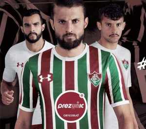 Uniformes do Flu já possuem a logo do patrocinador master e anúncio está perto