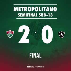 Metropolitano sub-13: Fluminense derrota o Botafogo e vai à final da Taça rio