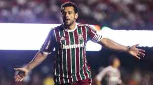 Fred “comemora” classificação do Fluminense na Copa Sul-Americana