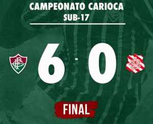 Fluminense aplica goleada sobre o Bangu no Estadual sub-17