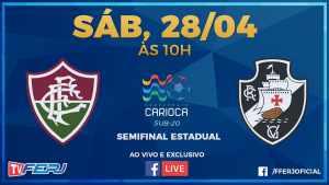 Confira, ao vivo, a semifinal do Carioca Sub-20 entre Fluminense e Vasco