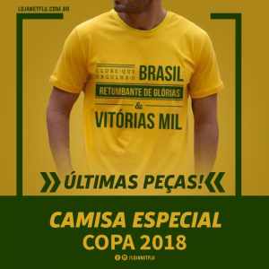 Últimas peças da Camisa Retumbante de Glórias