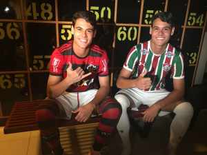 Lados opostos: Gêmeos idênticos se enfrentam em Fla-Flu deste sábado pelo Estadual Sub-17