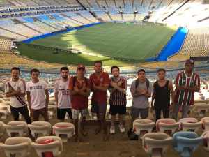 Jornalista desvenda a frase do mosaico da partida entre Flu e Atlético-PR