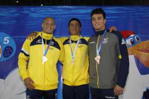 Atleta tricolor tem empenho destacado no Sul-Americano de Desportos Aquáticos