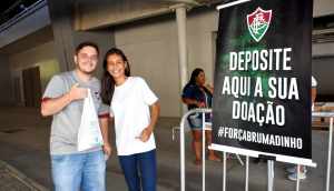 Fluminense entrega em Brumadinho as doações arrecadadas no Maracanã
