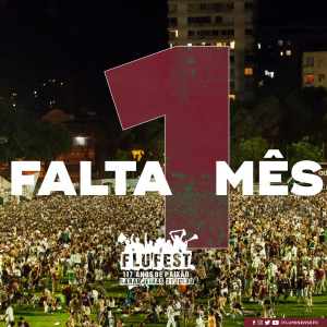 Contagem regressiva: Em seu Twitter, Flu lembra que falta um mês para a Flu Fest