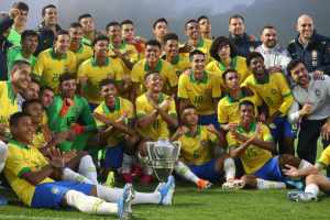 Com golaço de joia do Flu, seleção brasileira sub-15 conquista título