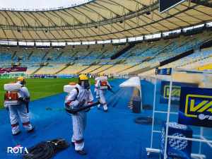 Maracanã passa por higienização antes da decisão desta quarta
