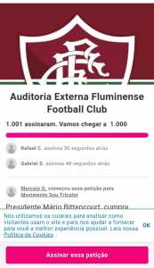 Petição por auditoria externa ultrapassa as mil assinaturas