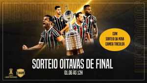 Sorteio oitavas da Libertadores com imagens; Concorra à nova camisa tricolor!