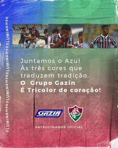 Em rede social, novo patrocinador do Flu celebra parceria com o clube