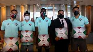 Garotos da base do Fluminense falam de lançamento do livro sobre Xerém