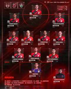 Athletico-PR está escalado para enfrentar o Fluminense
