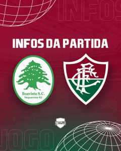 Boavista x Fluminense: Prováveis escalações, arbitragem, desfalques e mais