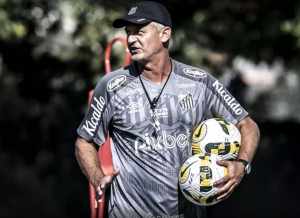 De olho no adversário! Lisca tem dúvidas na escalação do Santos