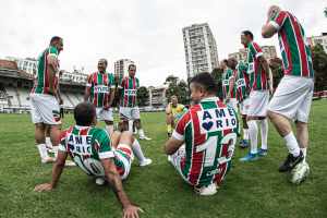 Campeões cariocas de 1995 pelo Fluminense se reúnem em Laranjeiras