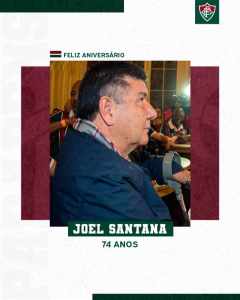 Técnico campeão em 1995, aniversariante Joel Santana é parabenizado pelo Fluminense