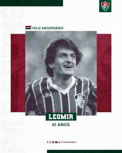 Aniversariante, ex-meia tricampeão carioca e campeão brasileiro ganha parabéns nas redes do Fluminense
