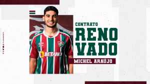 Michel Araujo vibra com renovação com o Fluminense: “Projeto incrível”