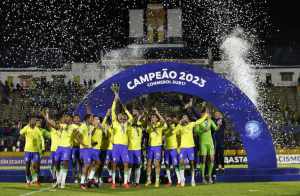 Brasil conquista Sul-Americano sub-17 e atacante do Fluminense termina como artilheiro