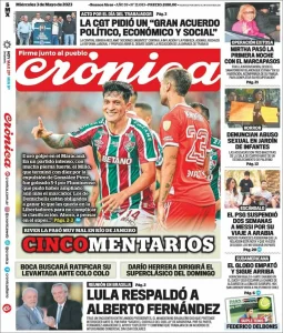 Surra, papelão, dura derrota: Jornais argentinos repercutem o 5 a 1 sobre o River Plate
