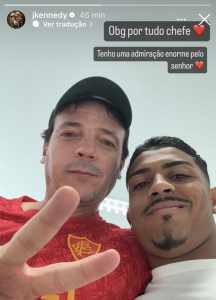 John Kennedy se despede de Diniz: “Admiração enorme pelo senhor”