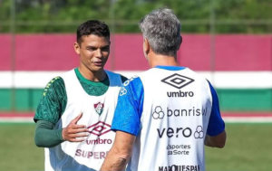 Renato Gaúcho registra reencontro com Thiago Silva no Fluminense: “Joga muito”