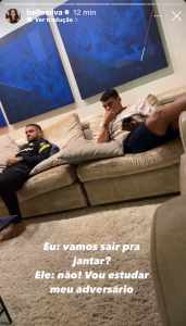 Preparação já começou! Esposa de Thiago Silva divulga imagem do zagueiro estudando o Cuiabá