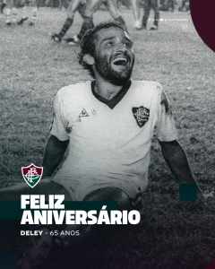 Fluminense parabeniza Deley, campeão brasileiro em 1984, por seus 65 anos