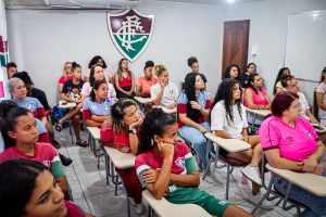 Neste mês, Fluminense promoveu diversas ações do Outubro Rosa em Laranjeiras e Xerém