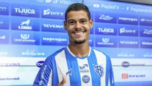 Emprestado pelo Fluminense, zagueiro revela desejo de seguir no Paysandu