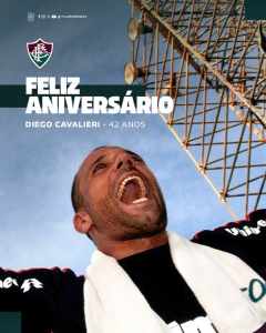 Aniversariante do dia, campeão brasileiro Diego Cavalieri é parabenizado nas redes do Fluminense