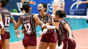 Superliga feminina: Fluminense vence o Maringá e assume a 4ª colocação na tabela