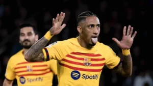 Craque! Raphinha é o brasileiro com mais gols em uma edição de Champions League