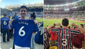 Fã de Thiago Silva, torcedor inglês viaja para ver o Fluminense no Maracanã