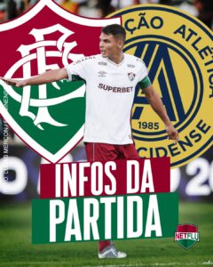 Aparecidense x Fluminense: Prováveis escalações, arbitragem, onde assistir e mais