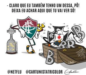 Charge: Fluminense vence o Vasco mais uma vez!