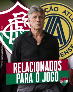 Fluminense divulga relacionados para duelo diante da Aparecidense pela Copa do Brasil