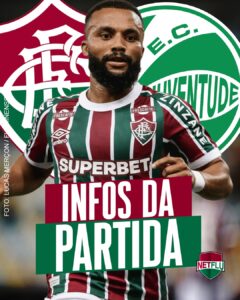 Juventude x Fluminense: Prováveis escalações, arbitragem, onde assistir e mais