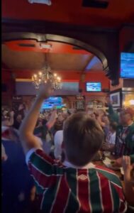Fluminense mostra festa da torcida em Nova York