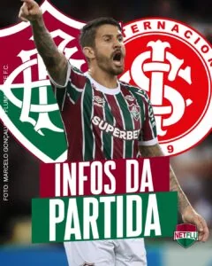 Internacional x Fluminense: Prováveis escalações, arbitragem, onde assistir e mais