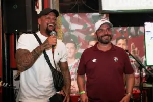 Felipe Melo participa de evento da “Fluminense House”, em Nova York, e admite sentimento de gratidão