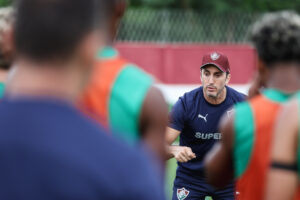 Zubeld&iacute;a treino do Fluminense