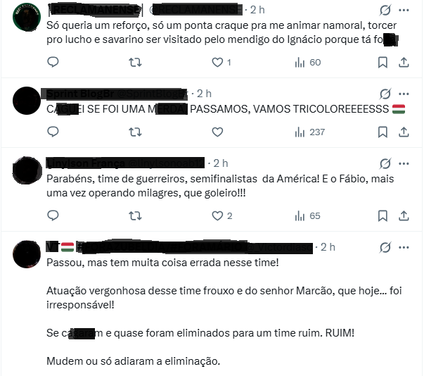 Torcida do Fluminense comenta classifica&ccedil;&atilde;o na Libertadores