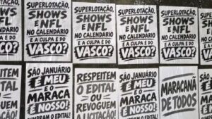 protesto torcida Vasco Maracan&atilde;